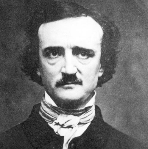 Författarporträtt Edgar Allan Poe