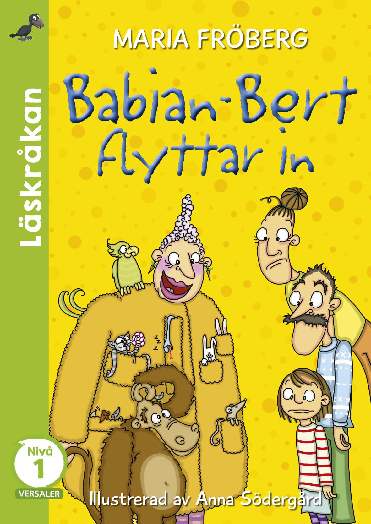 Bokomslag för Babian-Bert flyttar in