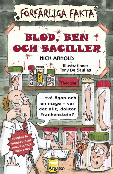 Bokomslag för Blod, ben och baciller
